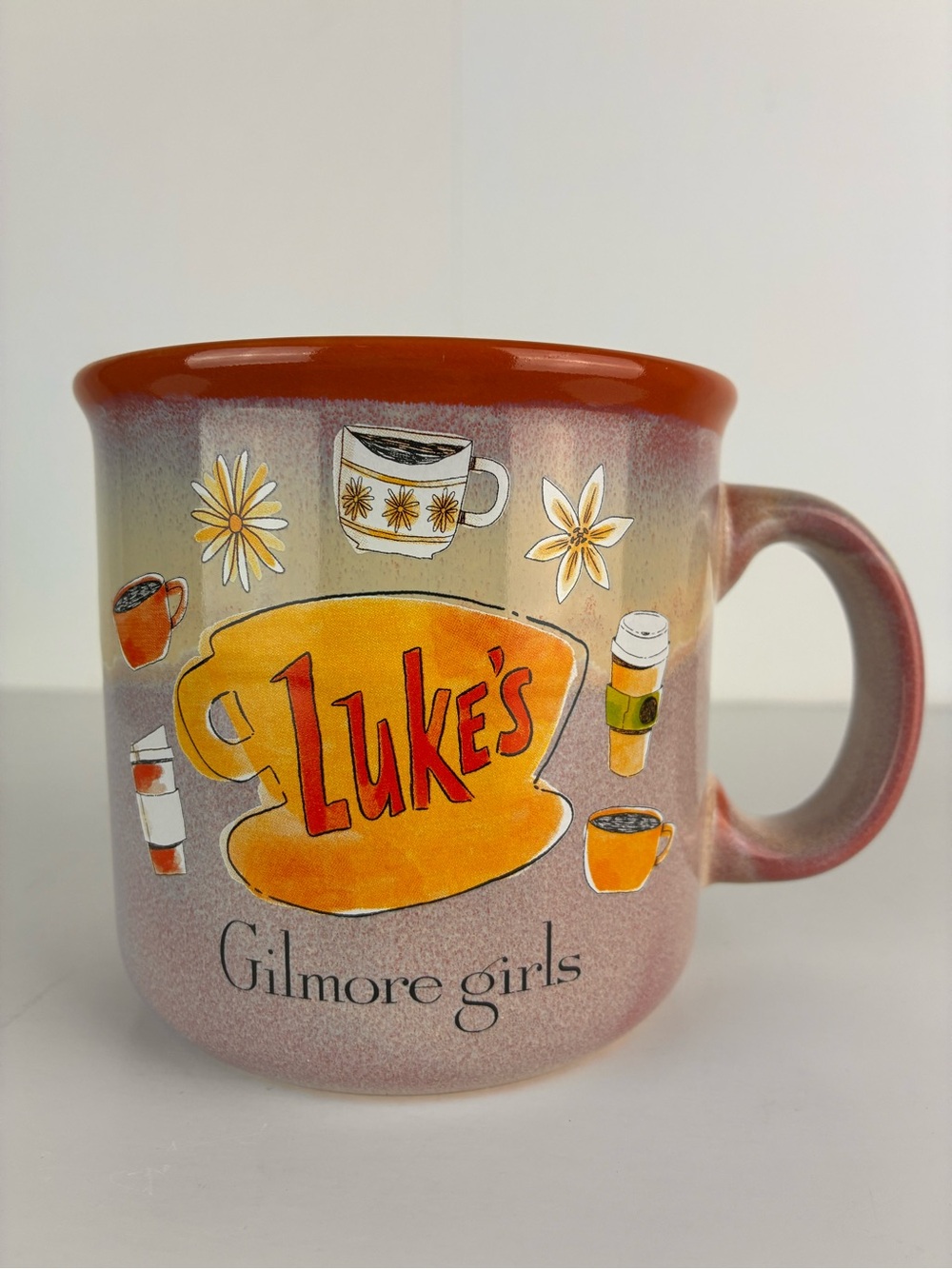 Gilmore Girls Luke's Diner 20oz Ceramic Camper Mug Perfect for Coffee Lovers